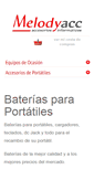 Mobile Screenshot of melodyacc.es